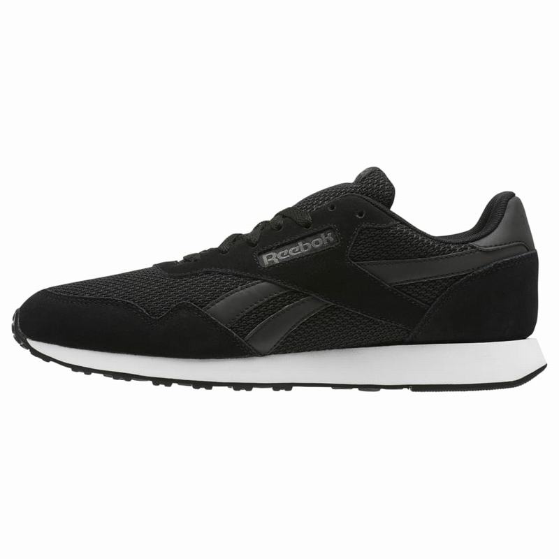 Reebok Royal Ultra Shoes Mens Black/Grey/White India QA9816MO